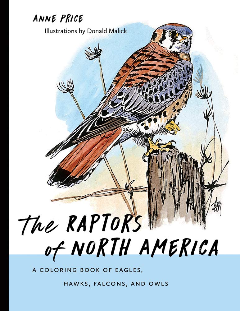 The Raptors of North America: A Coloring Book of Eagles, Hawks, Falcons, and Owls (Barbara Guth Worlds of Wonder Science Series for Young Readers)